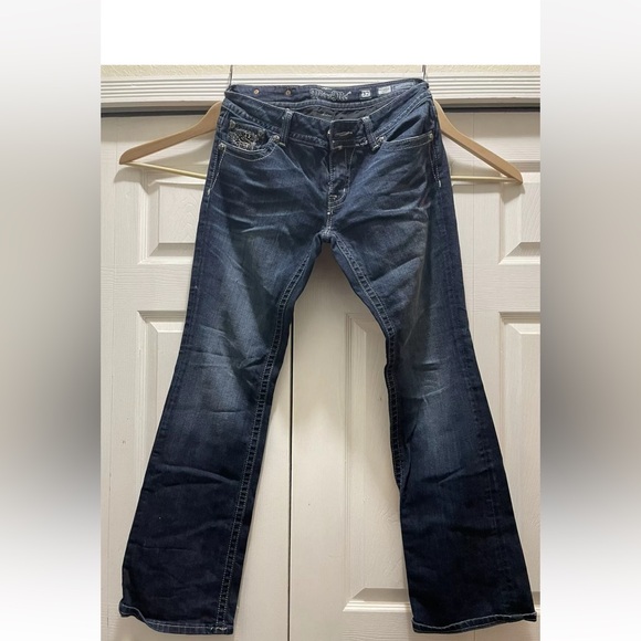 MissMe bootcut zebra rhinestones , size 32 - Picture 5 of 9